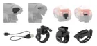 FORCE svetlá, sada EXPRESS USB predné + zadné