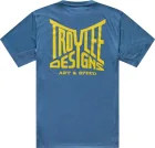 Pánsky dres s krátkym rukávom TLD Skyline Ride Tee Handlebar Slate