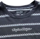 Pánsky dres s dlhým rukávom TLD Skyline Fakie Ride Tee Stripe Carbon