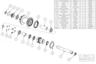 Novatec D902SB-B12-A4A-S11, zadný náboj, 32 dier, 12 x148, SRAM XD, OEM