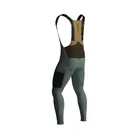 LEATT cyklistické dlhé gate Bib Long MTB ThermaFlow 4.0, Mist Green
