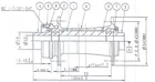 Novatec D981SB-CL-12, predný náboj, 32 dier, 12x100, OEM