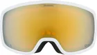 ALPINA Lyžiarske okuliare BIVIO white-earth matt Q-LITE gold