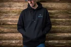 Mikina s kapucňou Peaty's Pubwear Sunrise Black