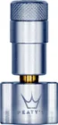 Hlavica CO2 pumpy Peaty's Holeshot Silver