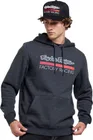 Mikina s kapucňou TLD Factory Racing Black Heather / Red