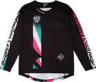 Detský dres s dlhým rukávom TLD Sprint Full Pull Black