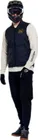 Pánska vesta TLD Ruckus Ride Vest Mono Carbon