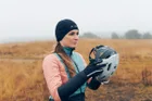 Vaude cyklistická čiapka, Bike Warm Cap, black/white