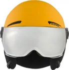 ALPINA Juniorská lyžiarska prilba ZUPO VISOR Q-LITE ohnivo žltá