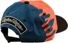 Šiltovka TLD Unstructured Curved Snapback Finish Line Coral / Blue