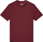 Tričko s krátkym rukávom Peaty's Pubwear Stacked Burgundy