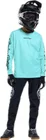 Detský dres s dlhým rukávom TLD Youth Sprint Pro Mono Real Teal