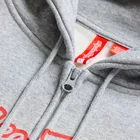 Mikina so zipsom TLD Signature Gray Heather / Red