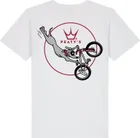 Detské tričko s krátkym rukávom Peaty's Kidswear - Superdog / White