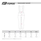 FORCE nohavice REFLEX LINE LADY s vložkou, čierno-ružové
