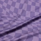 Dámsky dres s krátkym rukávom TLD Lilium Twisted Checkers Deep Purple