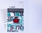 Brzdové platničky Sinter Formula Red
