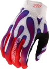 Detské rukavice TLD Youth Air Overspray White / Violet