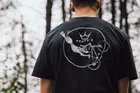 Tričko s krátkym rukávom Peaty's Pubwear Superdog / Black