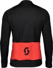 Pánsky dres Scott RC Warm, dlhý rukáv, Black/Fiery Red
