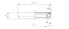 FSA ložisko hl. zloženia-TH-870E ACB 45°x45° 1-1/8 Single S MR121-OD 41.8