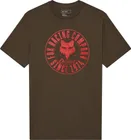 Pánske tričko Fox Emblem Premium, krátky rukáv, Military