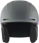 ALPINA Detská lyžiarska prilba BRIX JR midnight-grey leo mat