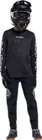 Detský dres s dlhým rukávom TLD Youth Sprint Pro Mono Black