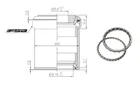 FSA hlavové zloženie 4 (E/I) 4mm alloy 1-1/8 to 1.5-OD 55