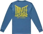 Pánsky dres s dlhým rukávom TLD Skyline Ride Tee Handlebar Slate