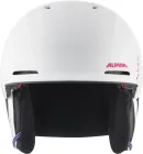 ALPINA Detská lyžiarska prilba BRIX JR white-graphic matt