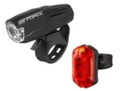 FORCE svetlá - sada VARIO USB predné + zadné