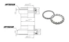 FSA hlavové zloženie The Pig 4mm alloy 1-1/8-OD 34