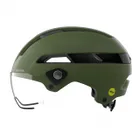 ALPINA Cyklistická prilba BLOOM VISOR MIPS olivová matná