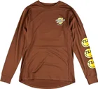 Dres s dlhým rukávom TLD Ruckus Ride Tee Wheelies Chocolate