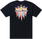 Tričko s krátkym rukávom TLD Feather Black / Black