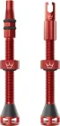 Bezdušové ventily Peaty's Holeshot Fast Flow 60 mm Red