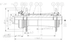 Novatec D791SB-CL-B12, predný náboj, 32 dier, 12x110, OEM