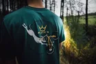 Tričko s krátkym rukávom Peaty's Pubwear Superdog / Glazed Green