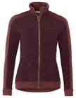 Vaude mikina Skomer Wool Fleece, dámska, dark cherry