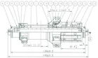 Novatec FS522SB-QR-A4ASL-11S zadný náboj, 24 dier, QR, Shimano HG, OEM