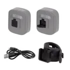 FORCE svetlo predné COB 2.0 75LM USB, čierne