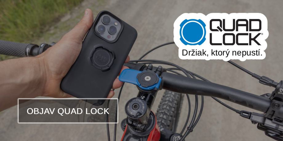 Quad Lock — držiak, ktorý nepustí
