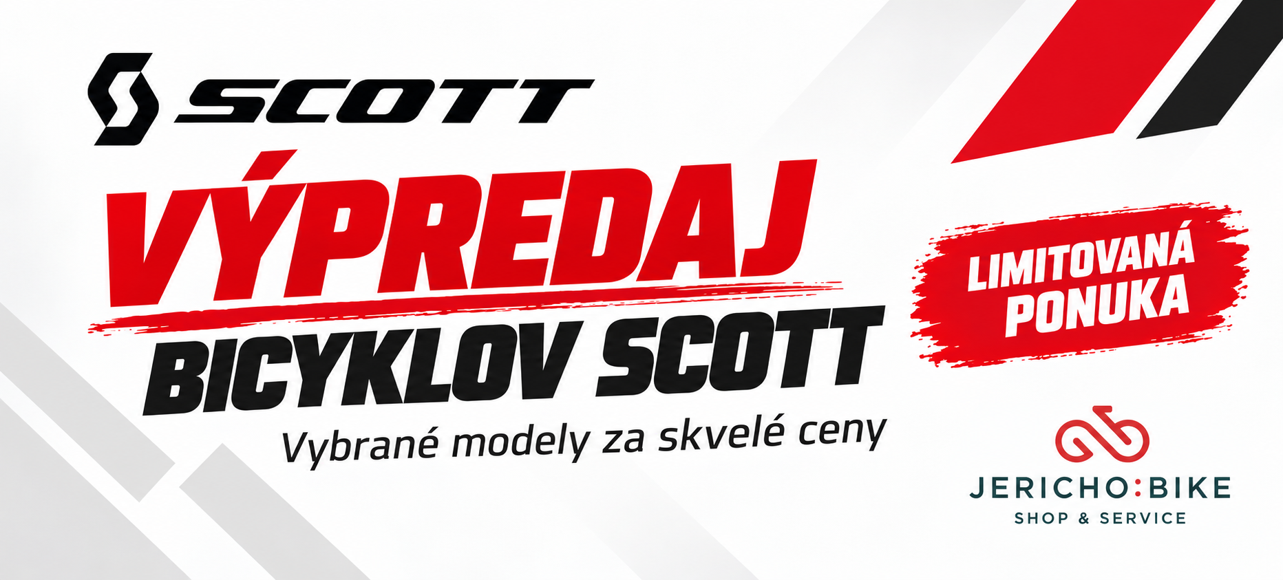 Výpredaj bicyklov Scott